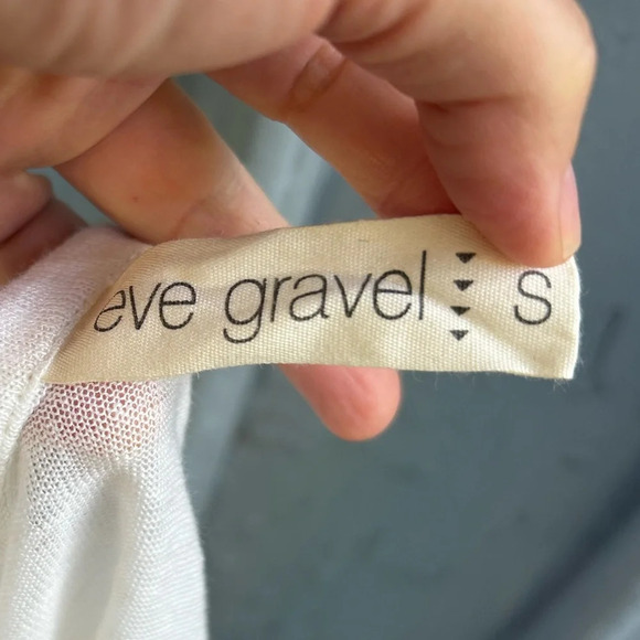 Eve Gravel Linen Tee, size  Sm - Picture 6 of 8